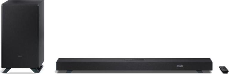 Sharp HT-SBW53121(BK), 3.1.2 Kanäle, 182 W, DTS 5.1, DTS-HD, DTS:X, Dolby Atmos, Dolby Digital, Dolby Digital Plus, Dolby TrueHD, Benutzerdefinierung, Spiel, Film, Musik, Nacht, Sport, Voice, 212 W, Kabellos