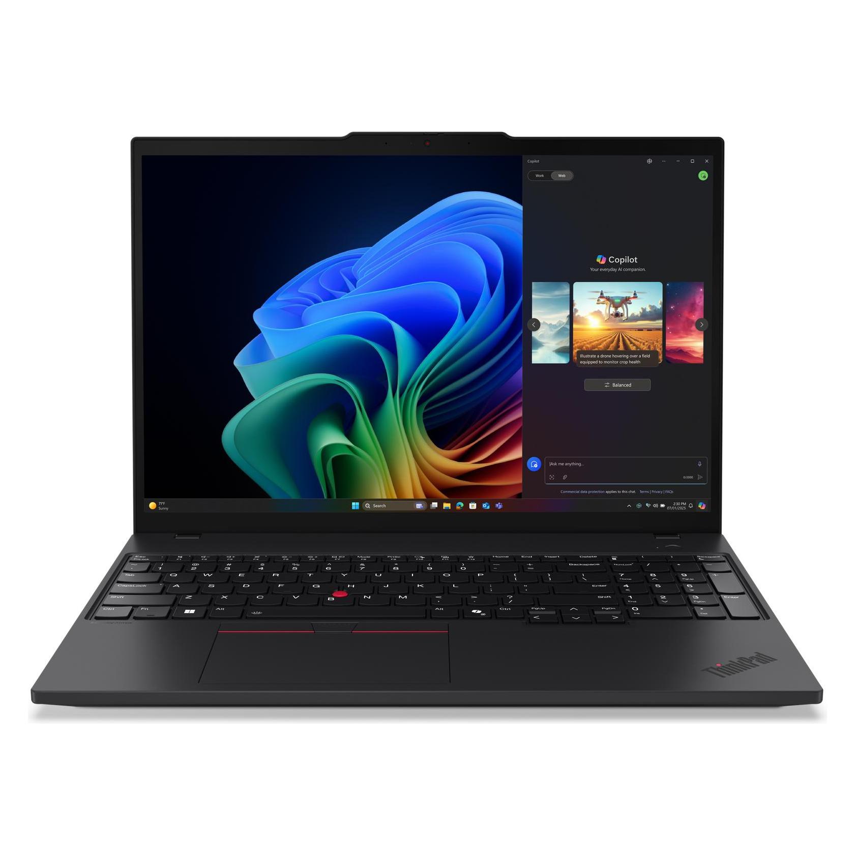 Lenovo ThinkPad T16 Gen 4 (AMD) (16", 256 GB, 16 GB, Eng. Int.) (21QE)