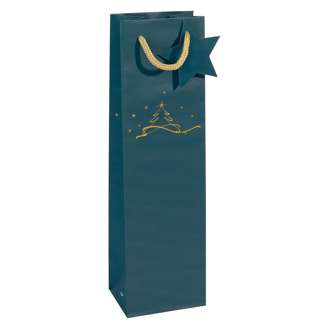Sigel 5 Flaschenbeutel Christmas tree Motiv 10,0 x 35,0 cm (5x) (GT036)