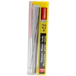 Aristo, Bleistiftminen, Feinminen (12 Stk., 0.35 mm, B)