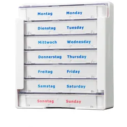 MED-COMFORT Tablettendispenser Woche mit 4 Fächern