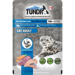 Tundra Cat 85 Gramm Katzennassfutter 16 x 85 Gramm Ente, Truthahn & Lachs