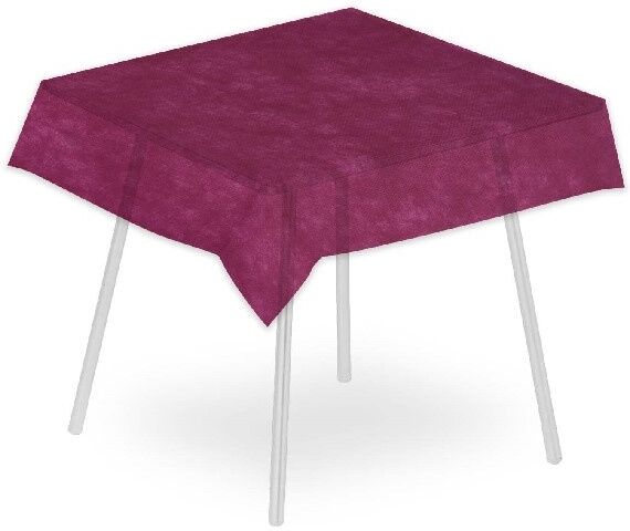 Pack Service Tovaglia Airspun Bordeaux 140x140 cm 70 Pezzi