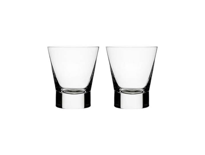 Iittala Aarne DOF Glasses by Iittala Whiskeyglas, 32 cl, 2er-Set, Designklassiker aus Finnland, mundgeblasen, Entwurf Göran Hongell 1948, nicht mehr in Produktion