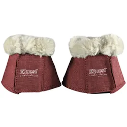 EQuest Hufglocke Melange speziell für Shettys, 2er Set - Bordeaux