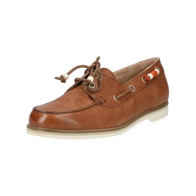 Mokassin PAUL GREEN "Paul Green Mokassin Glattleder", Damen, Gr. 39, Leder, braun, Glattleder, Schuhe Mokassin