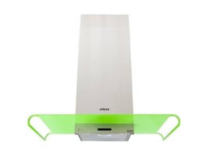 Edesa - Pop-deco - Silver Et Vert - Hotte Murale Design 430 M³/h - Classe A+ - 170 W