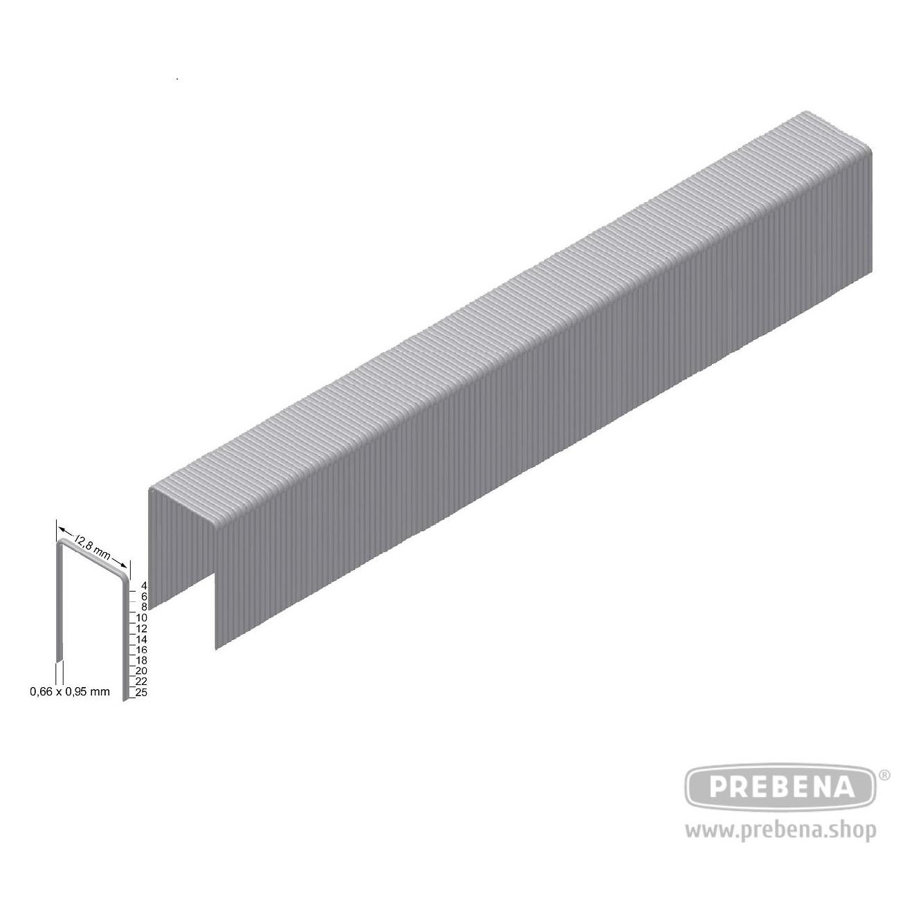 Prebena Heftklammern verzinkt14 mm (A-14 CNK)