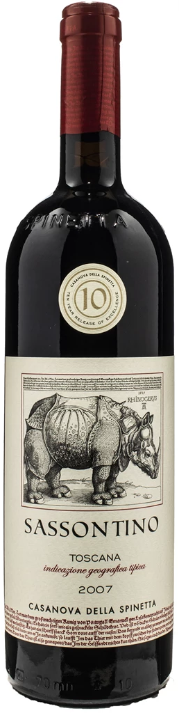Casanova della Spinetta Toscana Sangiovese Rosso Sassontino 2007