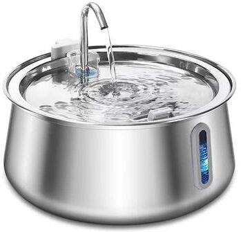 Uplift Essentials High Capacity Stainless Steel Smart Pet Fountain (4L) water Dispenser