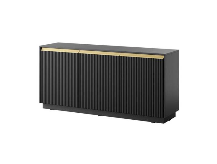 Sepro Meble Sideboard Schwarz K154 Modern, 153.4x71.6x39 cm, Kleinmöbel, Kommoden, Sideboards