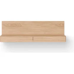 Tana Media Wandkonsole 130 cm, Eiche Natur