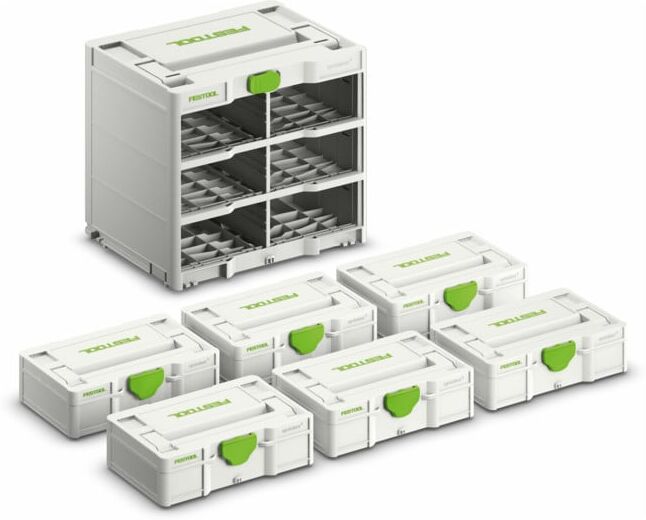 Festool Systainer³ Rack SYS3-RK/6 M 337-Set (577816)
