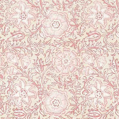 Hailey Floral Raspberry Fabric by the Yard - Ballard Designs