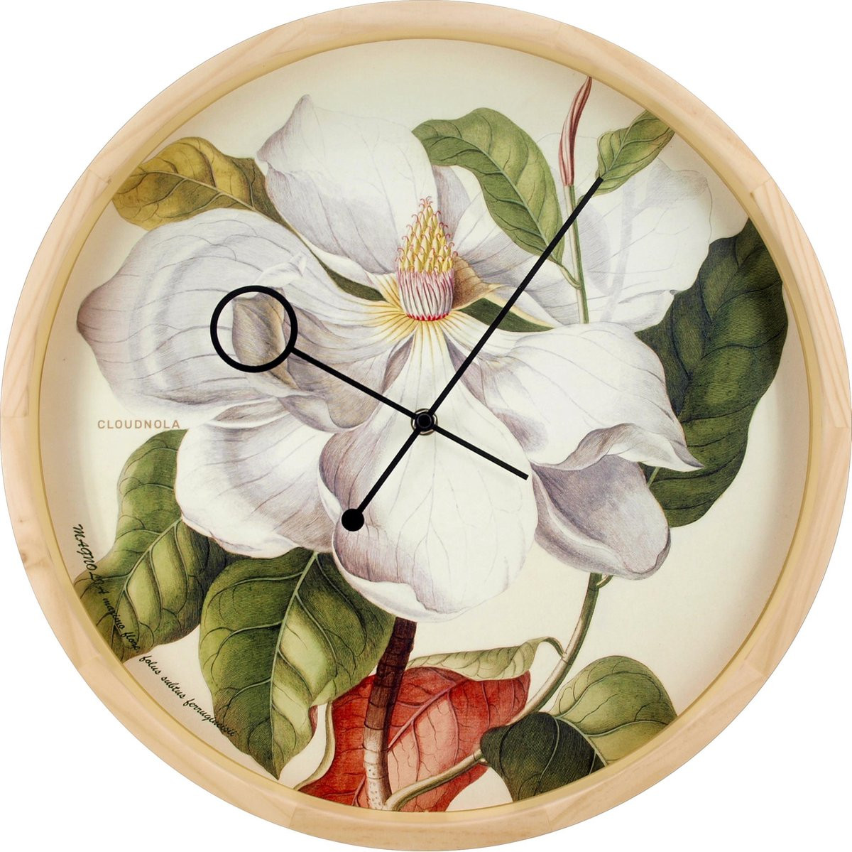 Cloudnola Wandklok Botanical Magnolia Ø41,6 cm