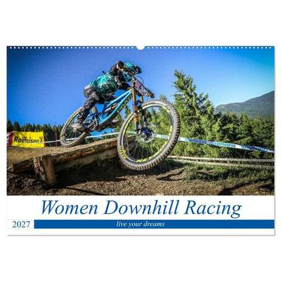Women Downhill Racing (Wandkalender 2027 DIN A2 quer), CALVENDO Monatskalender