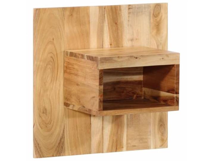 LKJephalotrop Wand Nachttisch 2er Set Akazie Massivholz 50x27x50 cm Schwebende Nachtkonsolen fürs Schlafzimmer aus Echtholz schaffen Platz und sorgen für Ordnung am Bett.