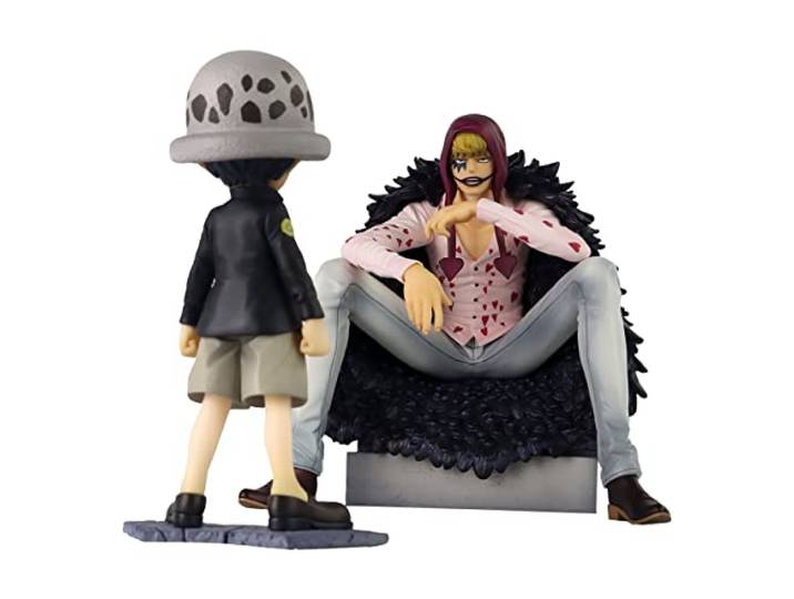 MEGAHOUSE ÉÉN STUK - Corazon & Law - Standbeeld Uitstekend Model Li. Ed. P.O.P. 17cm
