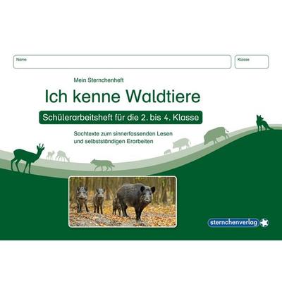 Ich kenne Waldtiere - Schülerarbeitsheft für die 2. bis 4. Klasse, Taschenbuch von Sternchenverlag GmbH,Katrin Langhans, Sternchenverlag,