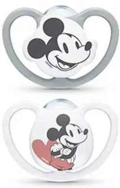 NUK Space Mickey Gris Silicona 6-18 Meses L-2
