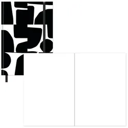 OTTO Office Notizbuch »Papique« blanko 80 Seiten schwarz, 17.6x25 cm