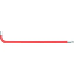 KS Tools Kugelkopf-Innensechskant-Winkelstiftschlüssel, extra lang gelb - 151.4667 - gelb