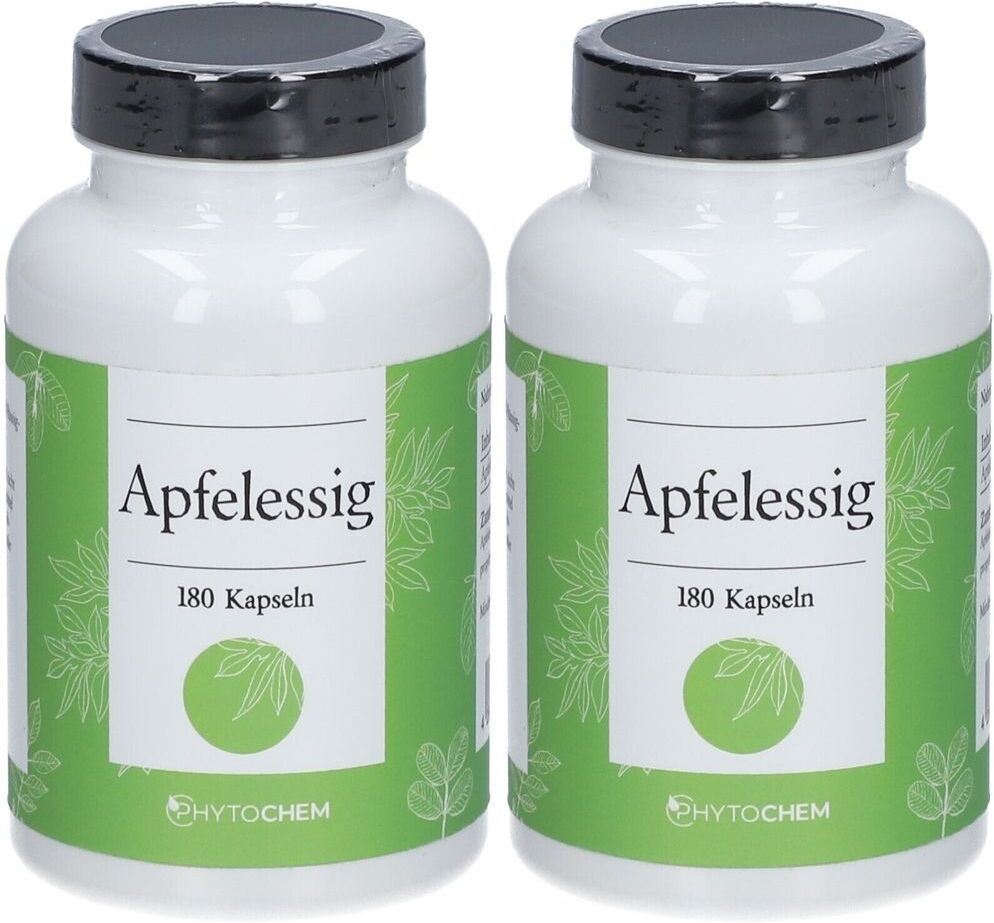 Phytochem Nutrition Apfelessig Kapseln 2x 2x180 St
