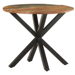 vidaXL Beistelltisch 68x68x56 cm Altholz Massiv