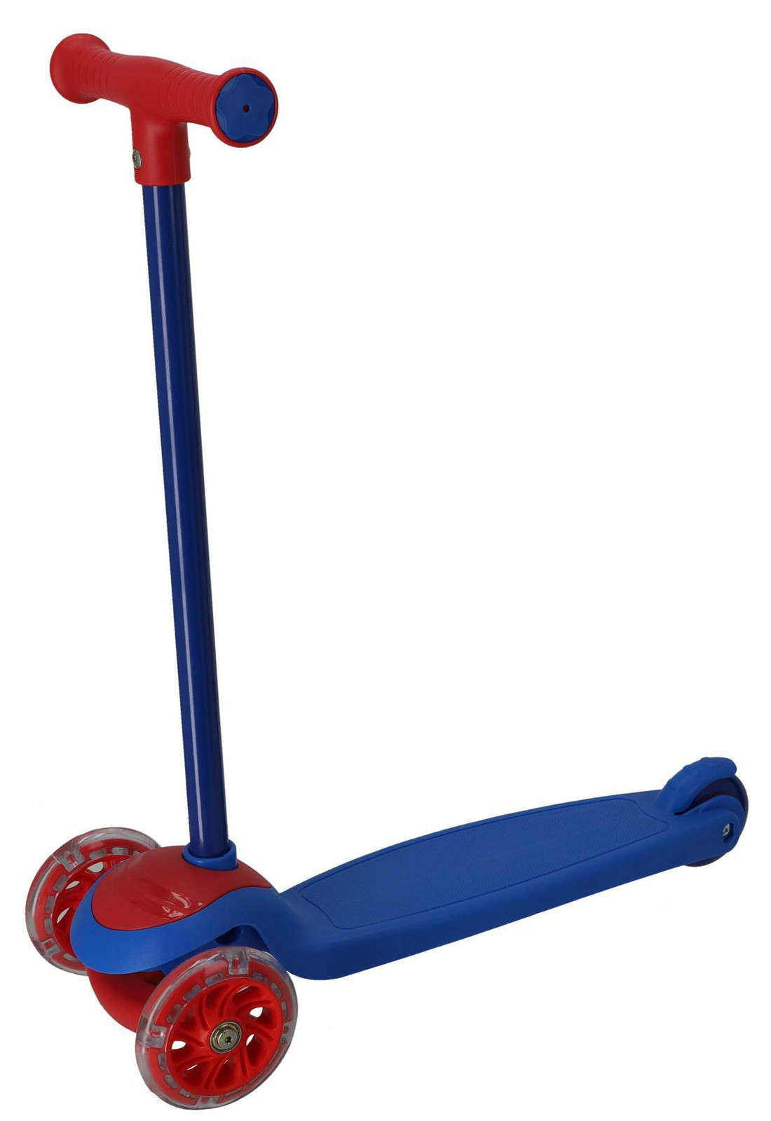Alert driewieler scooter blauw/rood - Kinderroller met drie wielen