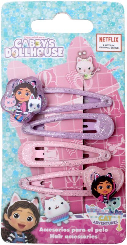 Gabby's Dollhouse Hair Accessories barrettes à cheveux pour enfant 4 pcs