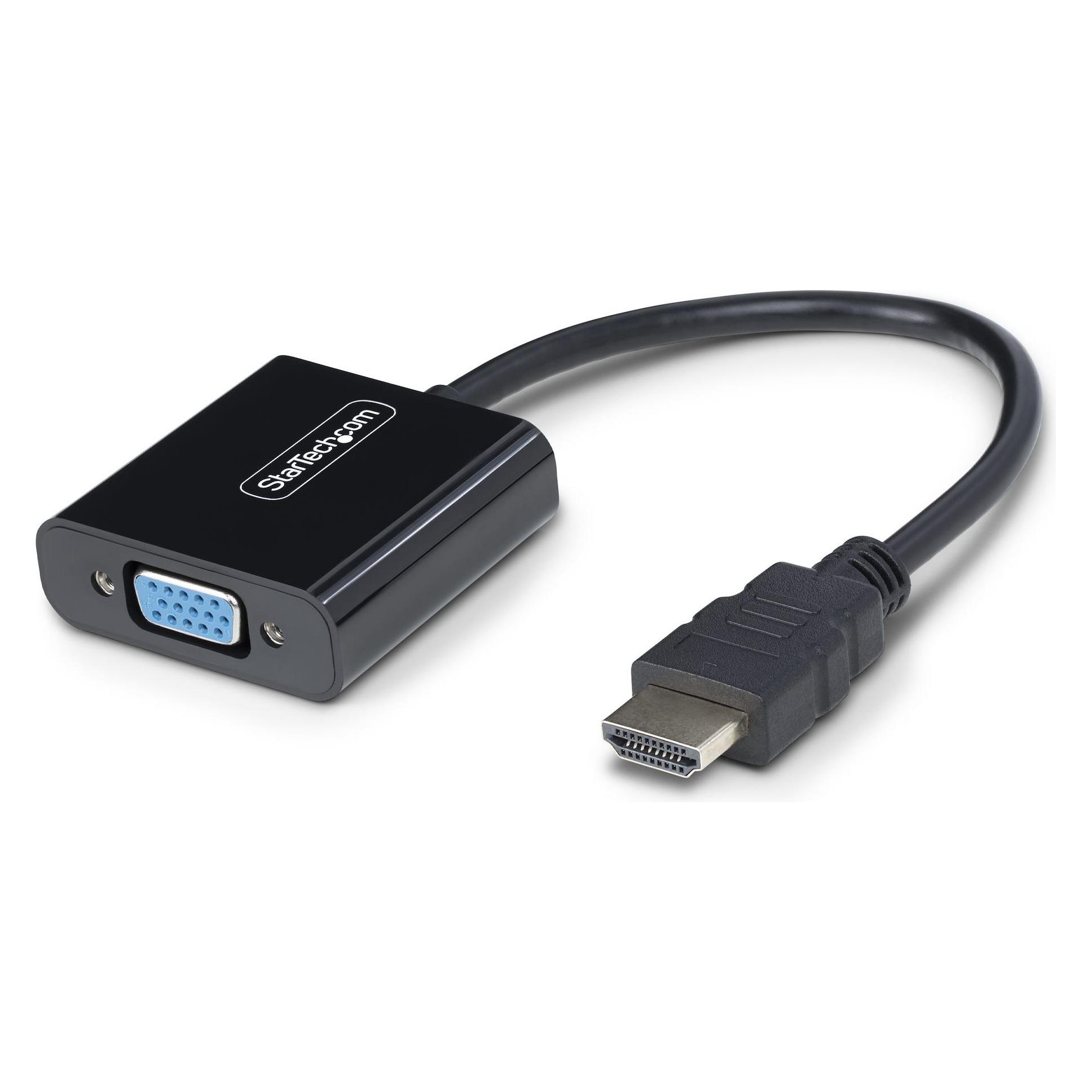 StarTech Adap HDMI to VGA Adapter, 1080p (HDMI, VGA) (HD2VGAE3)