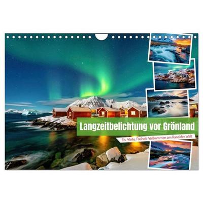 Langzeitbelichtung vor Grönland (Wandkalender 2027 DIN A4 quer), CALVENDO Monatskalender