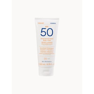 YOGHURT Sonnenschutz-Emulsion für Körper und Gesicht SPF50 200ml von KORRES