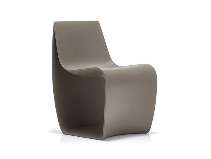 MDF ITALIA chaise SIGN (Boue - Polyéthylène)