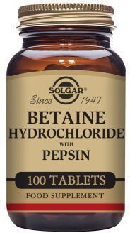 Solgar Betaina Hidroclorida 100 Comprimidos