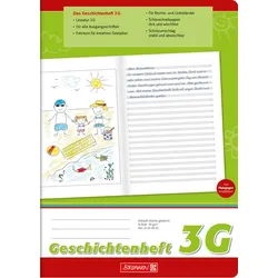 BRUNNEN Geschichtenheft Lineatur 3G liniert DIN A4