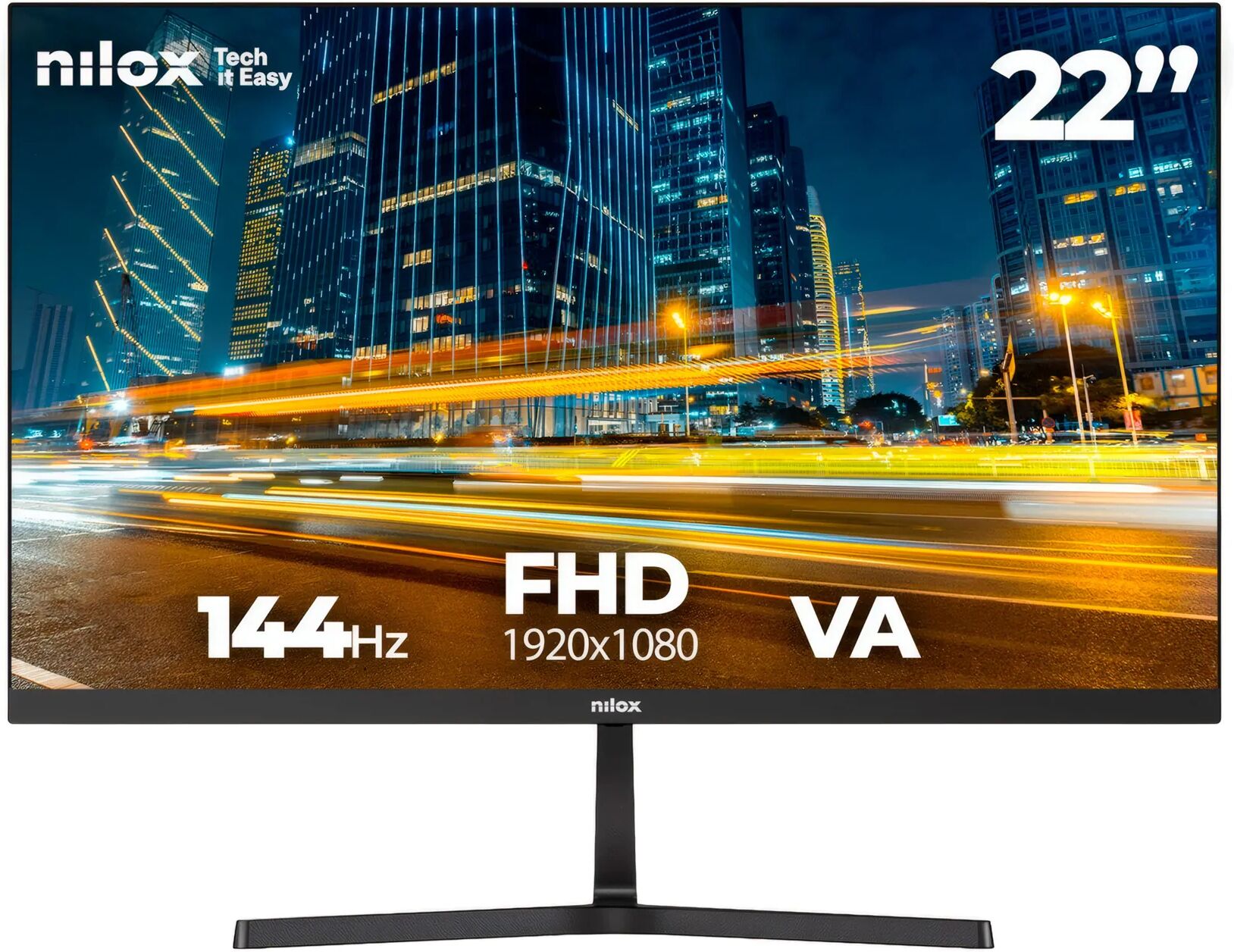 Nilox Nxm22Fhd14401 Negro / Monitor 22" 144Hz Full Hd