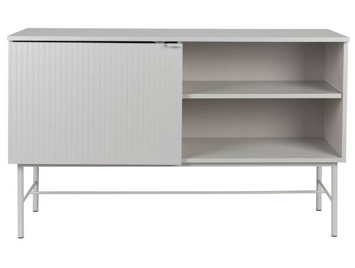 Sideboard Cayo Hoch – aus MDF in Weiß - Weiß - Luxusbetten24