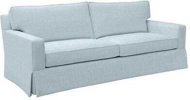 Chandler Sofa - Stocked - Idol Frost Sunbrella - Ballard Designs