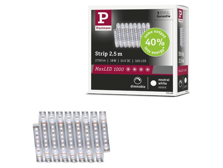 Paulmann MaxLED 1000 LED Strip Neutralweiß Erweiterung