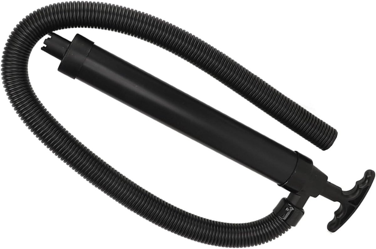 Handmatige lenspomp voor bootdrainage in het zwart