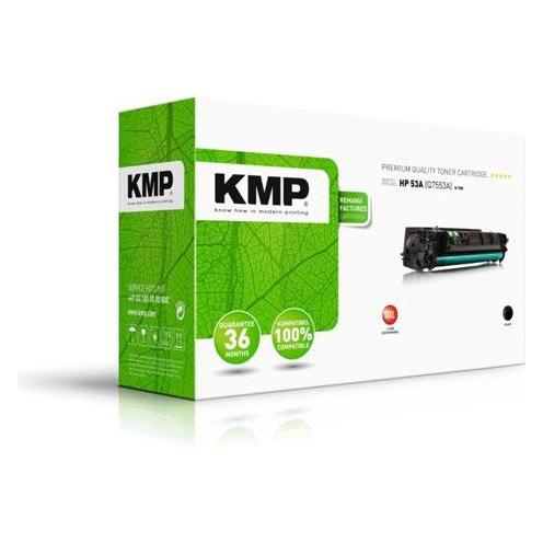 KMP H-T88 Toner XXL kompatibel mit HP Q 7553 X (BK) (1207,5000)