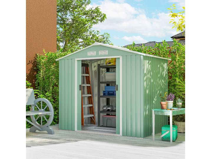 Outsunny Abri de Jardin 2,5 m² Vert