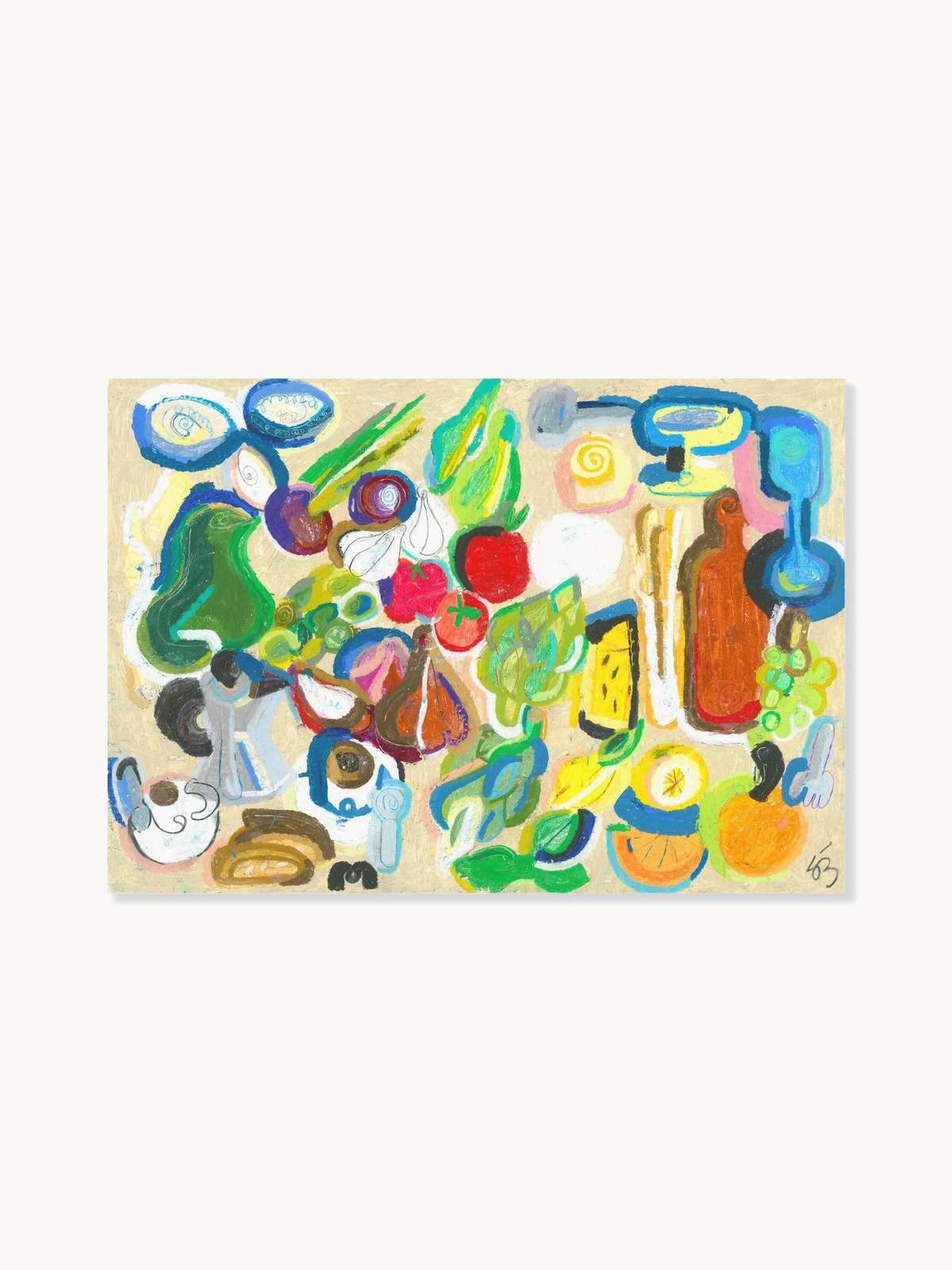 Poster The Poster Club x AOA Atelier - Italy Picnic Illustratie