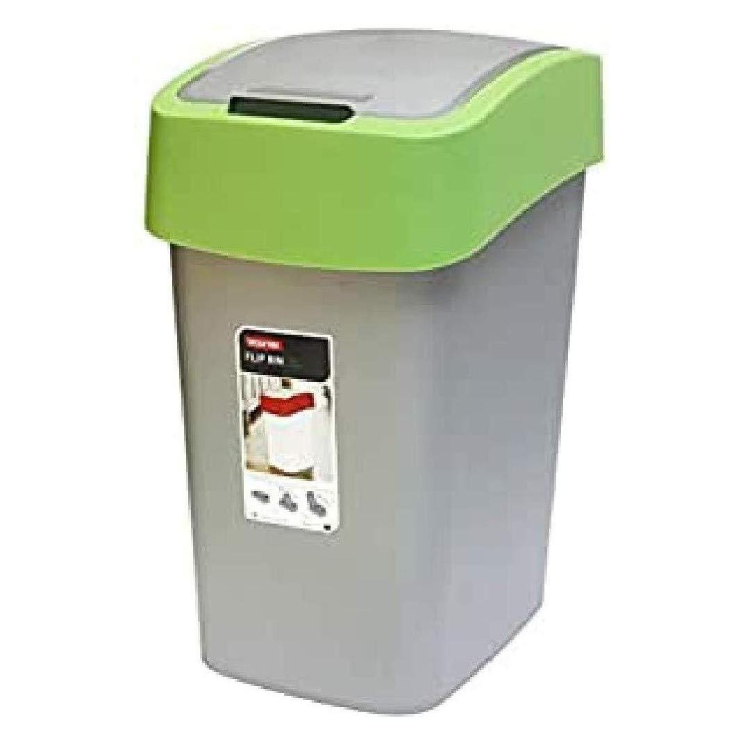Curver Pacific Flip Bin Mülleimer offen 25L Grün (CUR000246) (25 l) (CUR000246)