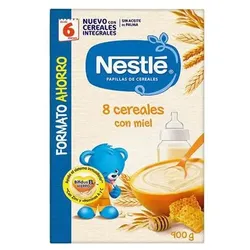 Nestle Nestlé Papilla 8 Cereales Con Miel 6m 900g