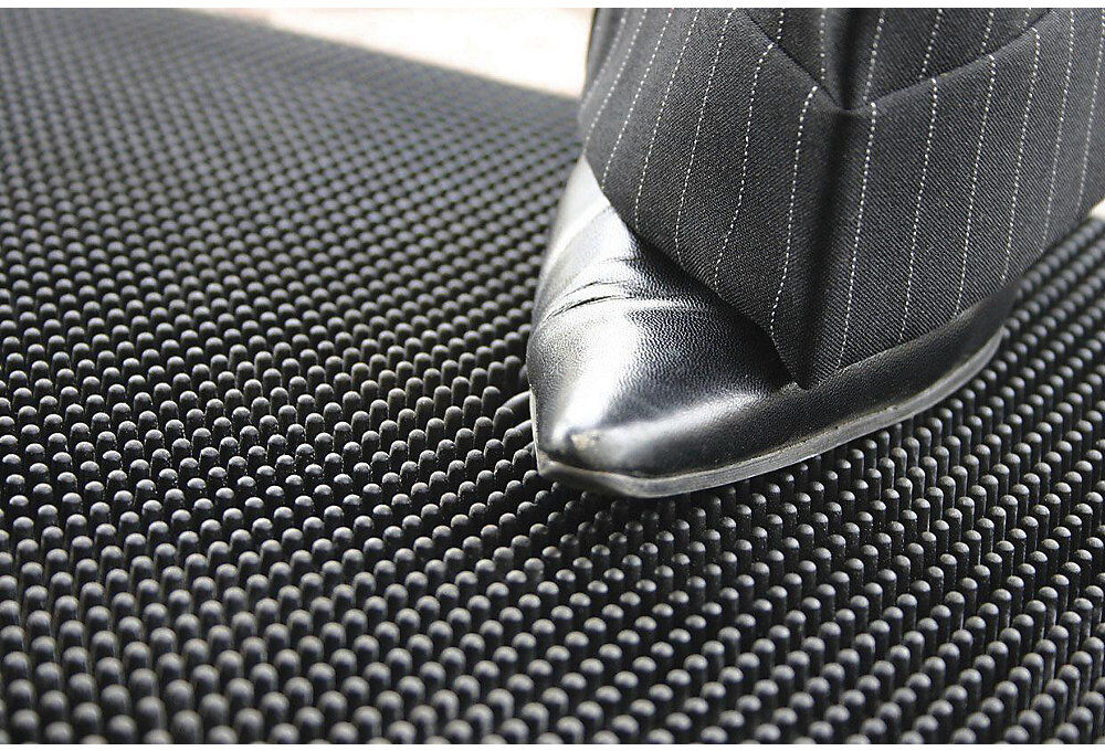 Gummi-Allwettermatte, schwarz, LxB 1000 x 800 mm COBA