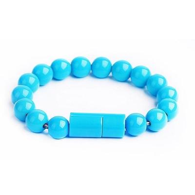 Beaded Charging Bracelet Blue Other Brands