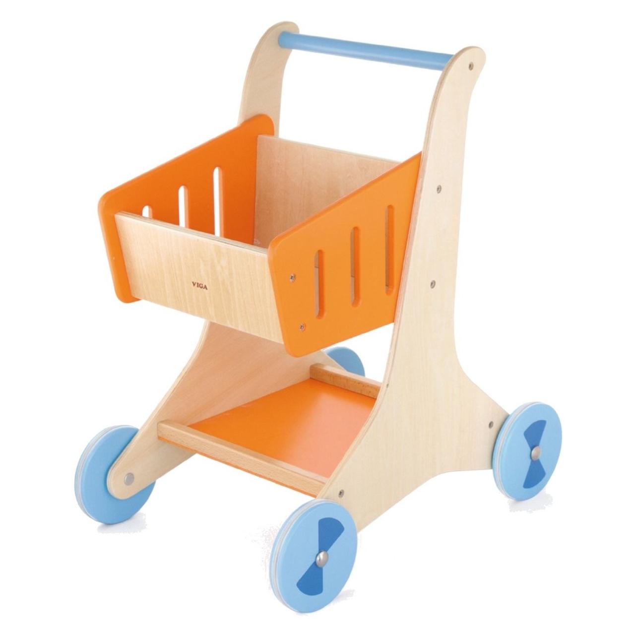 Viga Toys Einkaufswagen aus Holz (907670)