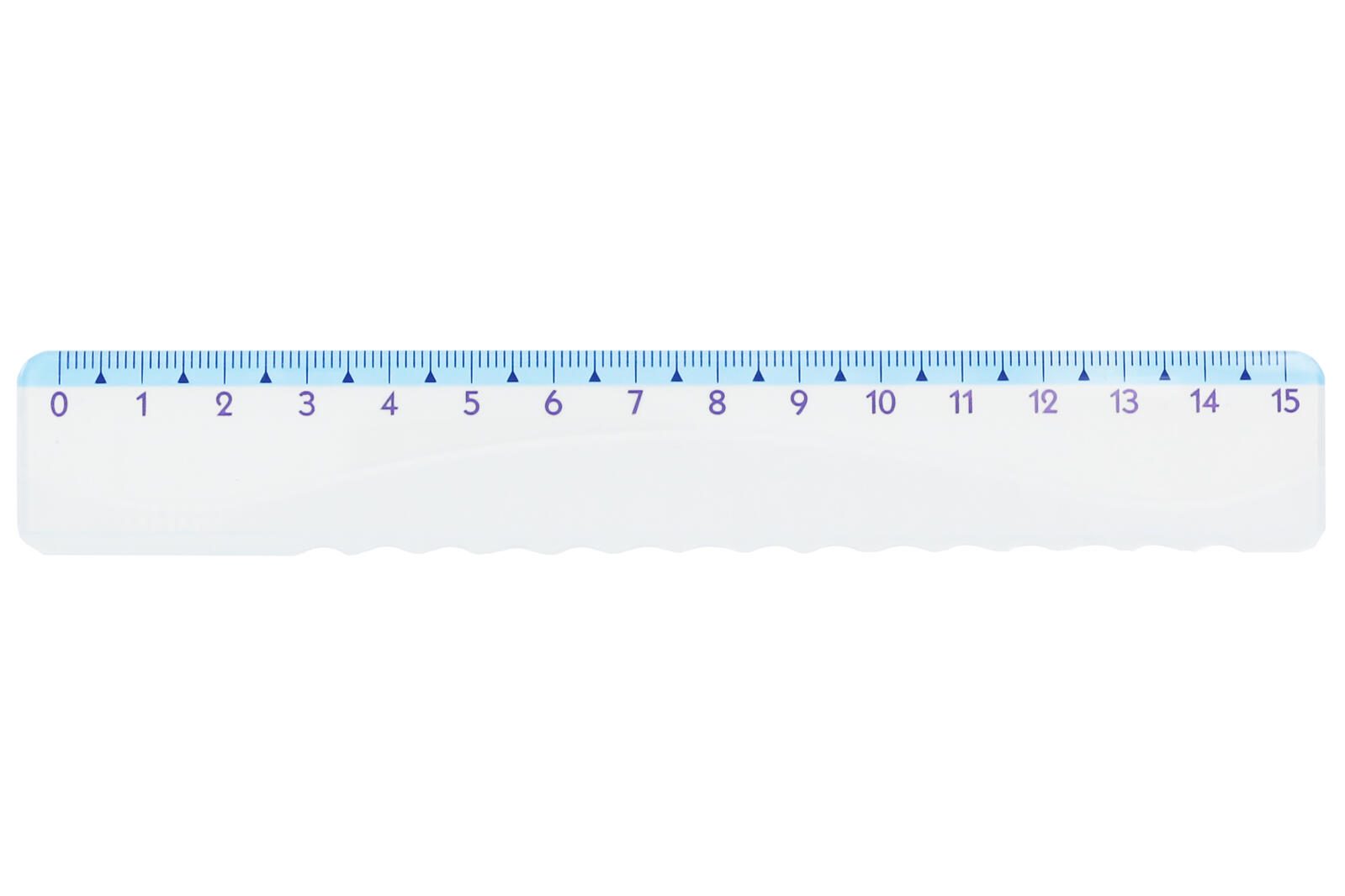 KUM Lineal L1 Style Highlight 15 cm, blau AZ2280416-B